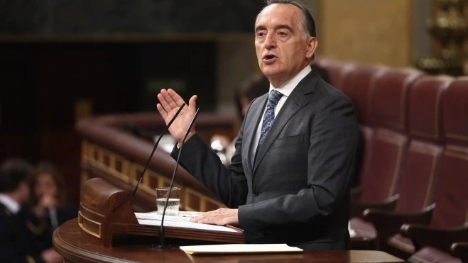 El diputado del PSOE Artemi Rallo, durante su intervención en el Congreso de los Diputados. Eduardo Parra / Europa Press