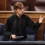 La ministra de Sanidad, Mónica García, esta semana en el Congreso de los Diputados. Eduardo Parra / Europa Press