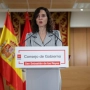 Ayuso, tras presidir su Consejo de Gobierno en San Sebastián de los Reyes.