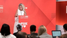 EuropaPress 7774198 portavoz ejecutiva federal psoe montse minguez rueda prensa sede psoe 14