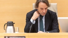 El exjefe de gabinete de Mazón durante la DANA de Valencia, José Manuel Cuenca Ais, en su comparecencia ante la comisión de investigación en el Congreso. Foto de archivo: Eduardo Parra / Europa Press