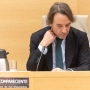 El exjefe de gabinete de Mazón durante la DANA de Valencia, José Manuel Cuenca Ais, en su comparecencia ante la comisión de investigación en el Congreso. Foto de archivo: Eduardo Parra / Europa Press