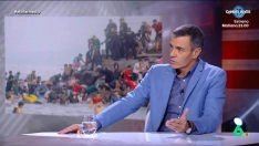 El presidente del Gobierno, Pedro Sánchez, en El Intermedio. Fuente: Atresmedia