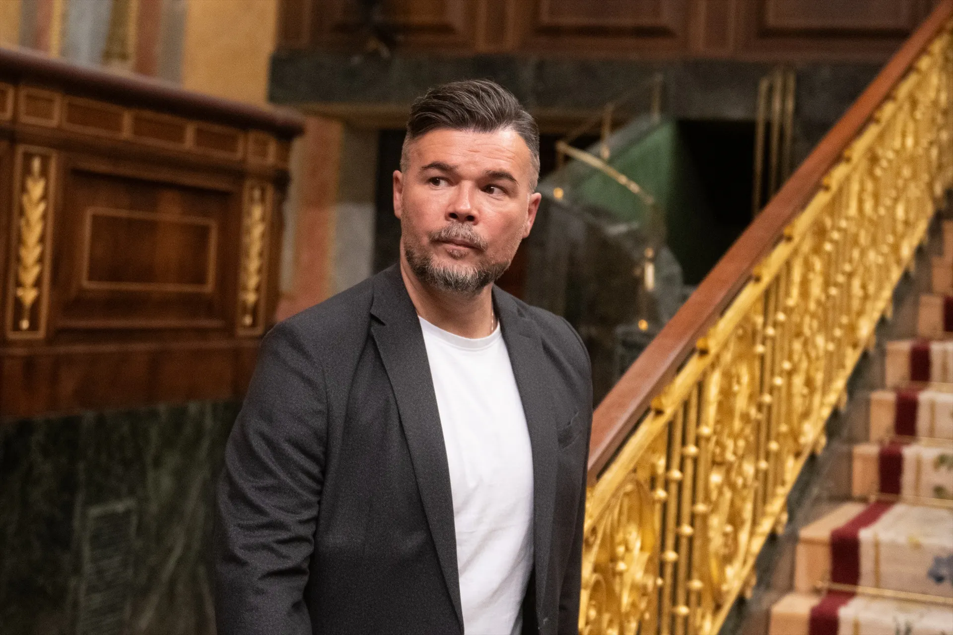 El portavoz de ERC en el Congreso, Gabriel Rufián. Fernando Sánchez / Europa Press