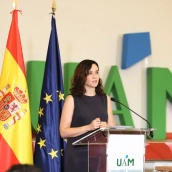 La presidenta de la Comunidad de Madrid, Isabel Díaz Ayuso. Marta Fernández / Europa Press