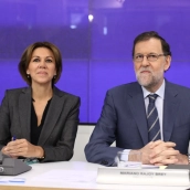 Mariano Rajoy, Mª Dolores De Cospedal. Eduardo Parra / Europa Press
