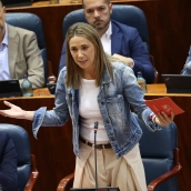 La portavoz del grupo socialista en la Asamblea, Mar Espinar. Alejandro Martínez Vélez / Europa Press