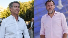Alberto Núñez Feijóo y Óscar Puente. Elaboración propia. Imágenes Europa Press
