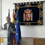 El ministro del Interior, Fernando Grande-Marlaska, atiende a los medios tras su visita a varias instalaciones habilitadas para alojar a migrantes en Ceuta. Gabriela Sardá Núñez / Europa Press