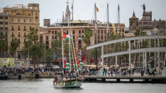 EuropaPress 7433483 barco segunda expedicion global sumud flotilla parte moll fusta 12 abril