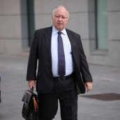 El abogado del PP, Alberto Durán, a su llegada a la Audiencia Nacional. Foto de archivo: Alejandro Martínez Vélez / Europa Press