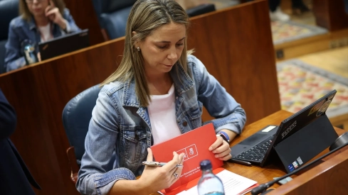 La portavoz del grupo socialista en la Asamblea, Mar Espinar. Alejandro Martínez Vélez / Europa Press
