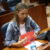 La portavoz del grupo socialista en la Asamblea, Mar Espinar. Alejandro Martínez Vélez / Europa Press