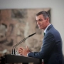 El presidente del Gobierno, Pedro Sánchez, este lunes en la Moncloa. Pool Moncloa/Sandra Armada