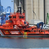 Un barco de salvamento marítimo.  David de Haro / Europa Press