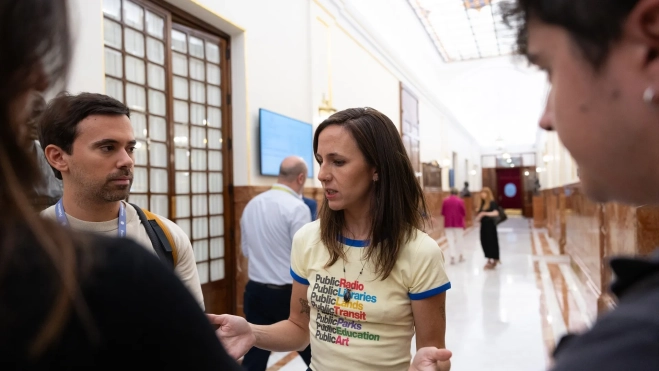 La diputada y líder de Podemos, Ione Belarra, este miércoles en el Congreso de los Diputados. Jesús Hellín / Europa Press La diputada y líder de Podemos, Ione Belarra, este miércoles en el Congreso de los Diputados. Jesús Hellín / Europa Press