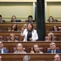La diputada del Partido Popular, Ana Vázquez, durante el enfrentamiento contra Armengol por el espray de pimienta, en el Congreso de los Diputados. Jesús Hellín / Europa Press
