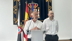El ministro de Política Territorial y Memoria Democrática, Ángel Víctor Torres, comparece ante los medios tras una reunión del Comité de Situación de Ceuta. Gabriela Sardá Núñez / Europa Press