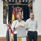 El ministro de Política Territorial y Memoria Democrática, Ángel Víctor Torres, comparece ante los medios tras una reunión del Comité de Situación de Ceuta. Gabriela Sardá Núñez / Europa Press