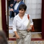 La ministra de Vivienda, Isabel Rodríguez, este miércoles en el Congreso de los Diputados. Jesús Hellín / Europa Press