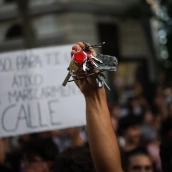 EuropaPress 7794736 decenas personas concentracion frente atico chamberi desahucio maricarmen