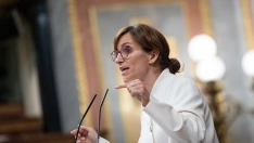 La ministra de Sanidad, Mónica García. Jesús Hellín / Europa Press