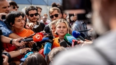 La portavoz del Sindicato de Inquilinas e Inquilinos de Madrid, Valeria Racu. Gabriel Luengas / Europa Press