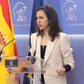 La secretaria general de Podemos, Ione Belarra