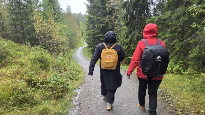 La principal ruta de peregrinaje va de Oslo a Trondheim y tiene 650 km La principal ruta de peregrinaje va de Oslo a Trondheim y tiene 650 km