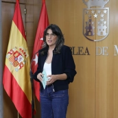 La portavoz de Más Madrid en la Asamblea de Madrid, Manuela Bergerot. Alejandro Martínez Vélez / Europa Press