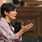 La ministra de Vivienda, Isabel Rodríguez, en el Congreso de los Diputados. Marta Fernández / Europa Press