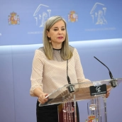 La portavoz de Sumar en el Congreso, Verónica Martínez Barbero. Alejandro Martínez Vélez / Europa Press