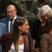 La portavoz de Junts en el Congreso, Miriam Nogueras. Fernando Sánchez / Europa Press
