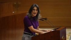 La portavoz de Más Madrid en la Asamblea de Madrid, Manuela Bergerot. Alejandro Martínez Vélez / Europa Press