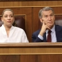 La portavoz del PP en el Congreso, Ester Muñoz y el presidente del PP, Alberto Núñez Feijóo, en el Congreso de los Diputados. Marta Fernández / Europa Press
