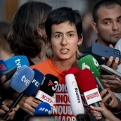 La portavoz del Sindicato de Inquilinas de Madrid, Alicia del Río. A. Pérez Meca / Europa Press