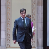 El presidente de la Generalitat, Salvador Illa.  David Zorrakino / Europa Press