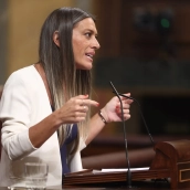 La portavoz de Junts en el Congreso, Miriam Nogueras. Eduardo Parra / Europa Press