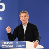 Alberto Núñez Feijóo, líder del PP
