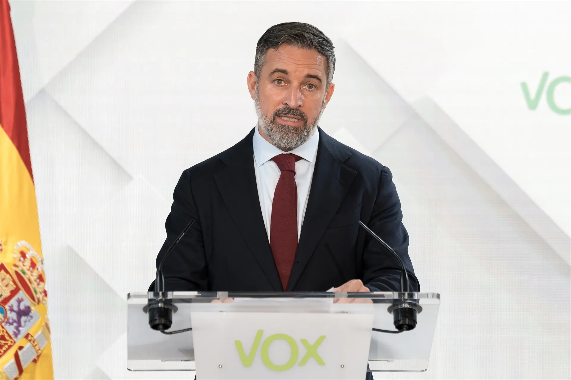 EuropaPress 7822203 presidente vox santiago abascal rueda prensa sede vox octubre 2026 madrid EuropaPress 7822203 presidente vox santiago abascal rueda prensa sede vox octubre 2026 madrid