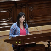 La diputada y presidenta de Aliança Catalana, Silvia Orriols, durante una sesión plenaria, en el Parlament de Catalunya, a 4 de junio de 2026, en Barcelona, Catalunya (España). David Zorrakino / Europa Press.