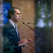 El expresidente del Gobierno y presidente de FAES, José María Aznar. A. Pérez Meca / Europa Press