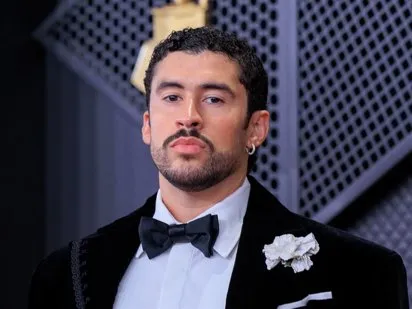 El artista Bad Bunny en la gala de los Grammy
