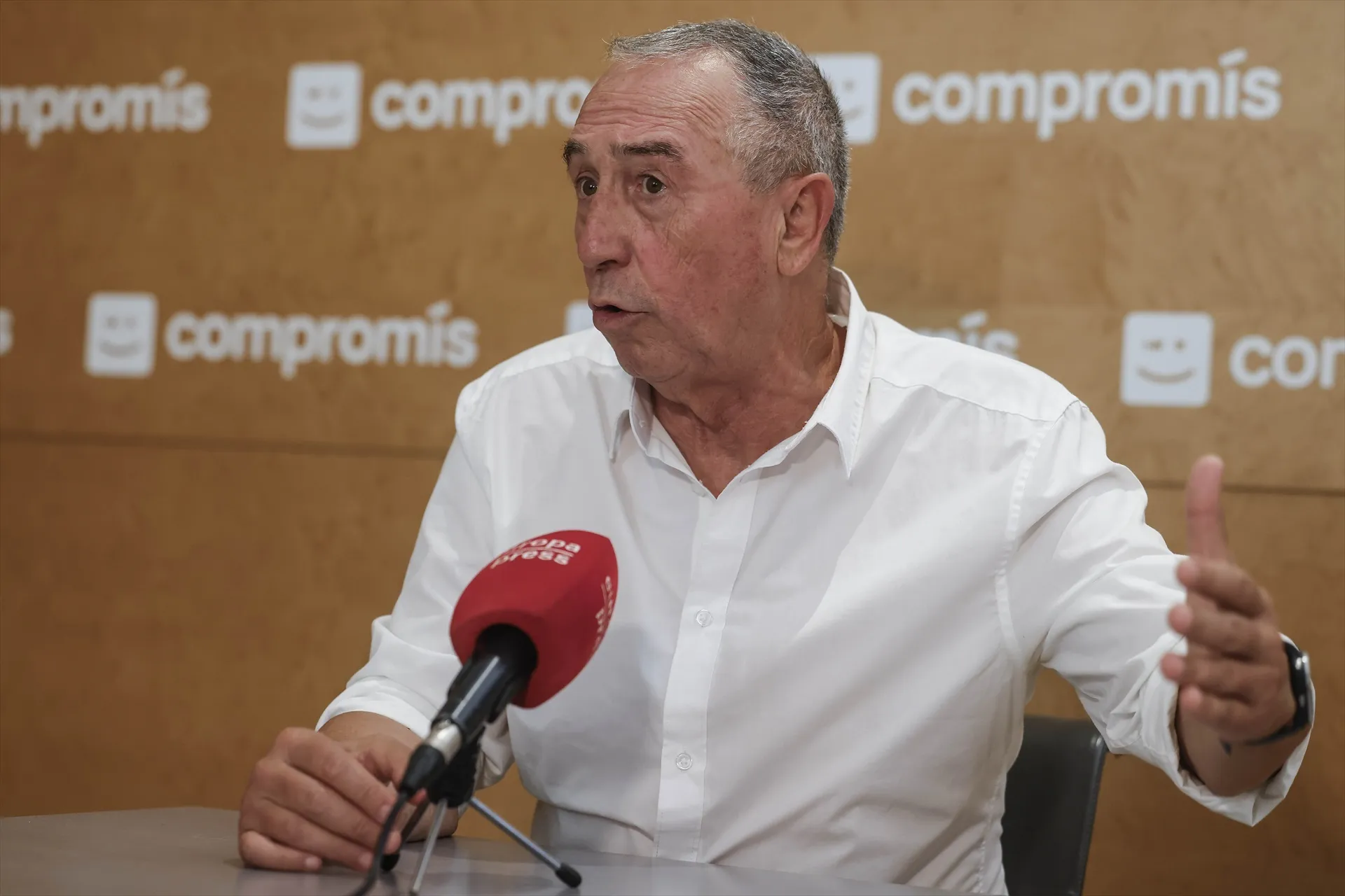 El portavoz de Compromís en Les Corts, Joan Baldoví. Rober Solsona / Europa Press