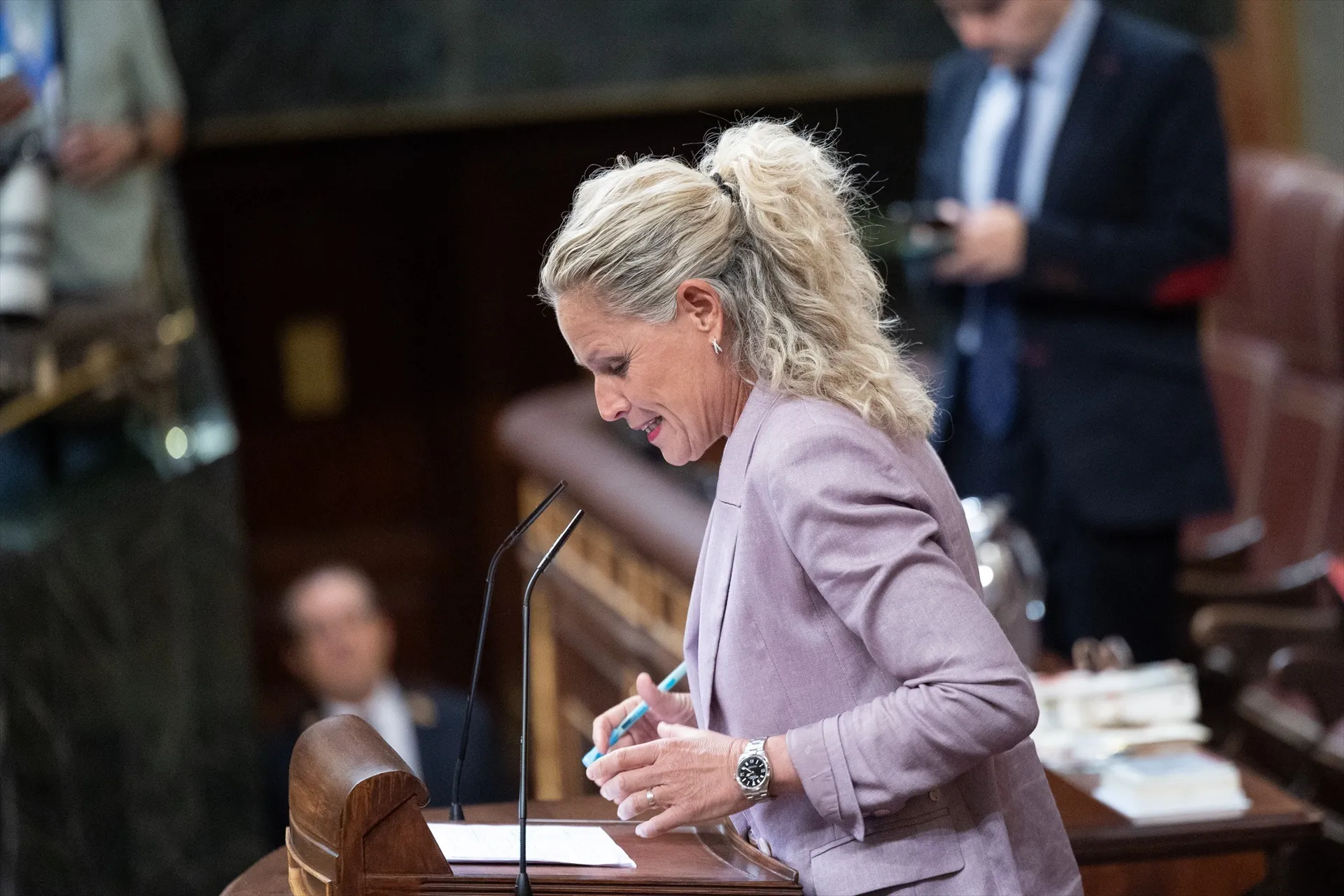 EuropaPress 7815670 portavoz ejecutiva federal psoe montse minguez sesion plenaria congreso EuropaPress 7815670 portavoz ejecutiva federal psoe montse minguez sesion plenaria congreso