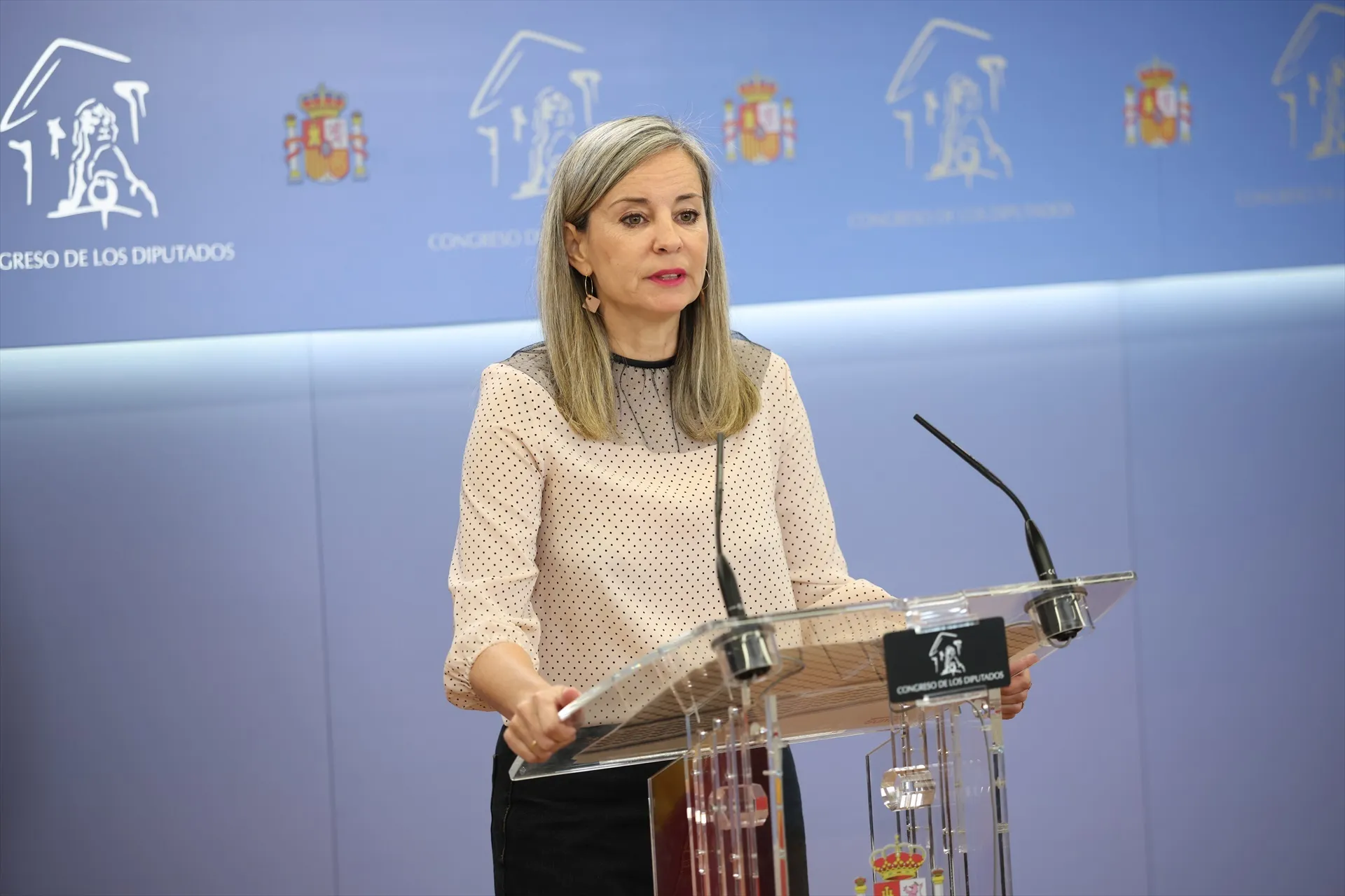 La portavoz de Sumar en el Congreso, Verónica Martínez Barbero. Alejandro Martínez Vélez / Europa Press