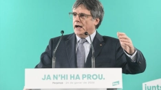 El presidente de Junts per Catalunya, Carles Puigdemont. Glòria Sánchez / Europa Press
