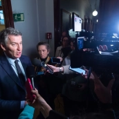 El presidente del Partido Popular, Alberto Núñez Feijóo