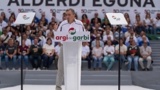 l presidente del PNV, Aitor Esteban, durante la celebración del 'Alderdi Eguna', a 27 de septiembre de 2026, en Foronda, Álava, País Vasco (España). Iñaki Berasaluce / Europa Press.