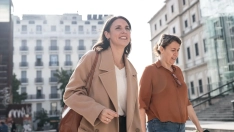 EuropaPress 7821776 secretaria general podemos irene montero atiende medios comunicacion plaza